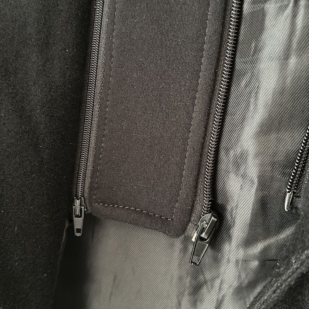 Black Rivet wool blend coat - Picture 6 of 7